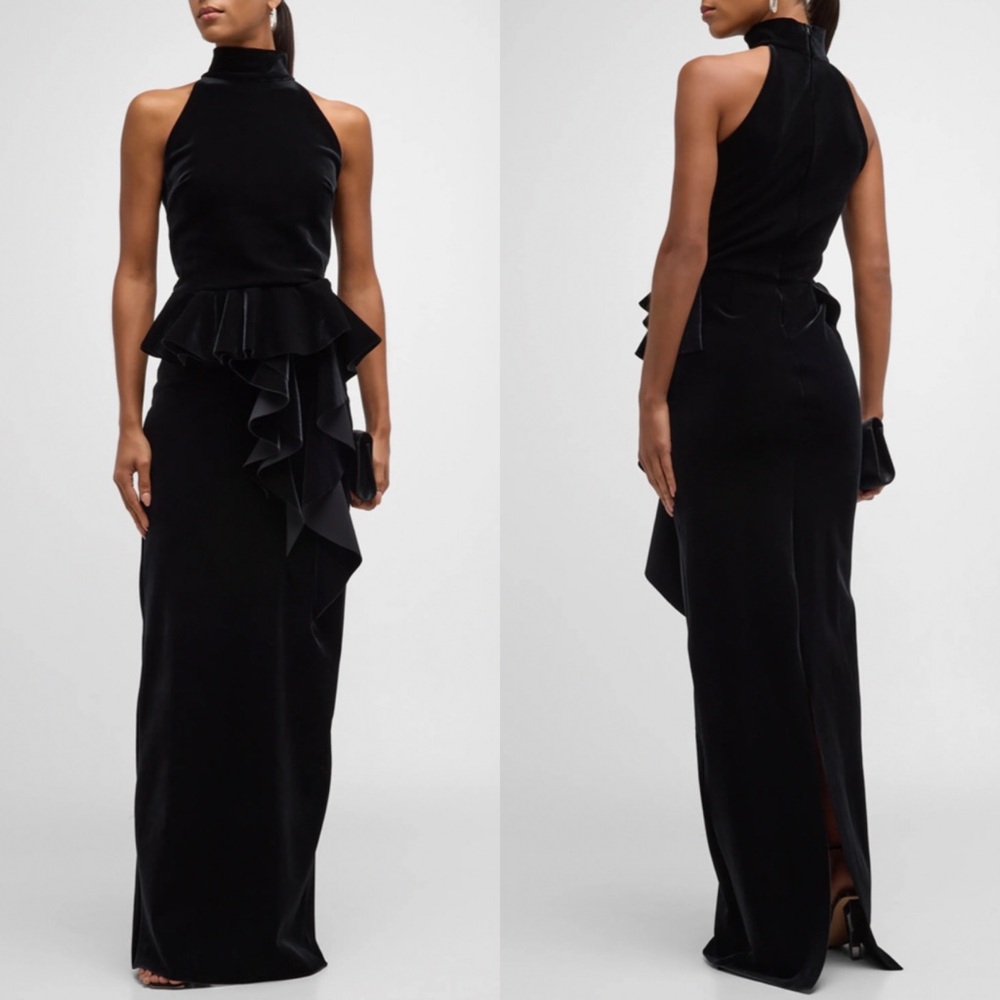Chiara Boni Black Maxi Dress